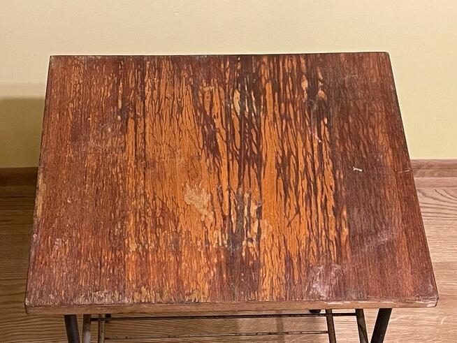 Stolik PRL gazetownik Polamp Radom