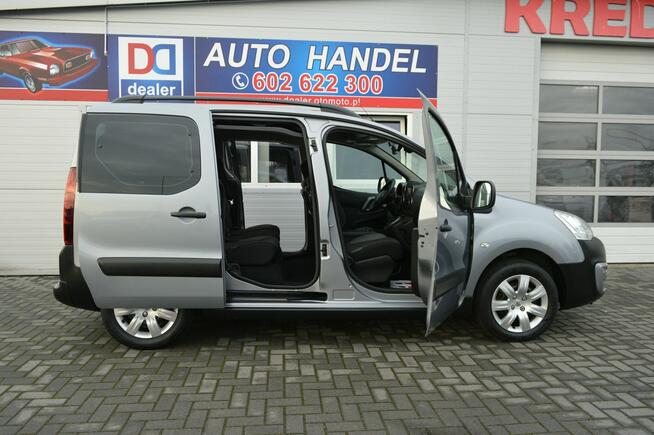 Peugeot Partner Tepee 1.2i Gaz LPG Bezwypadkowy Serwis ASO LED Kamera Navi 116tys.km