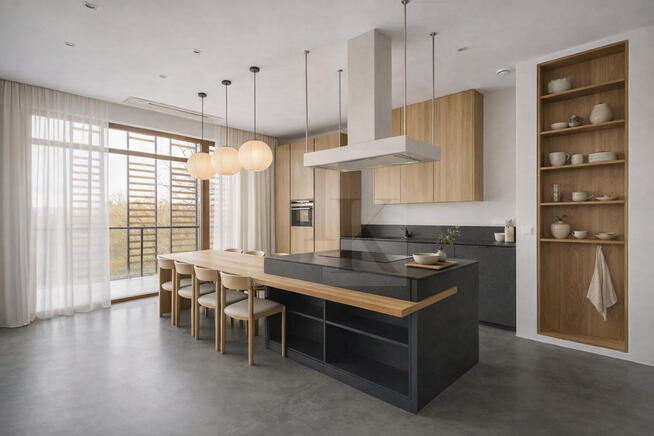 Przestronny apartament z widokiem na Park Dygata