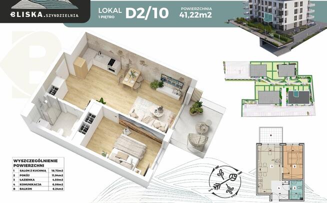 Nowoczesne 2 pokoje u stóp Szyndzielni