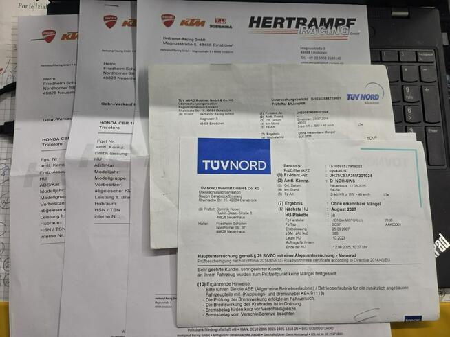 Honda CBR 1000 RR SC 57 B 2007 Raty Transport Największy Wybór Moto NOWE OPONY