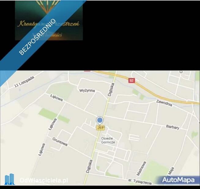 Działka inwestycyjna Kłodawa