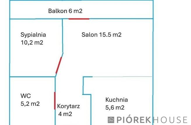 2-pokojowe mieszkanie w Ząbkach