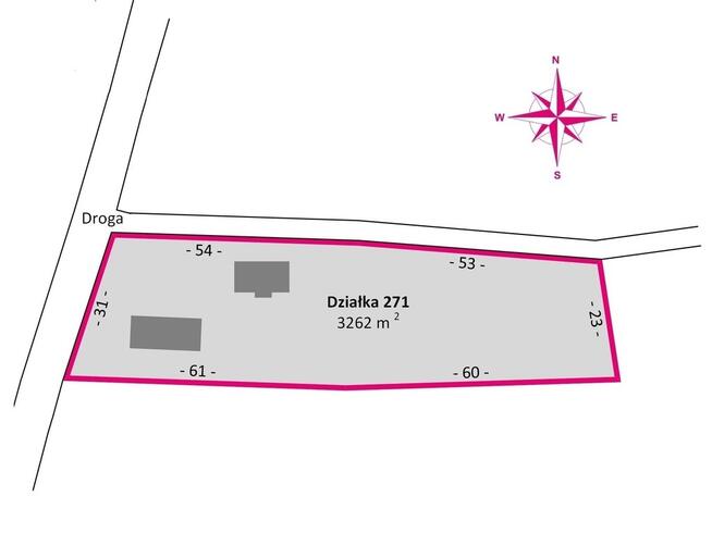 Dom z dużą działką 32 ar – Gębiczyna