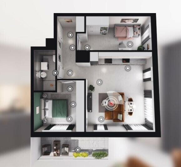 Luksusowy apartament z widokiem na rzekę