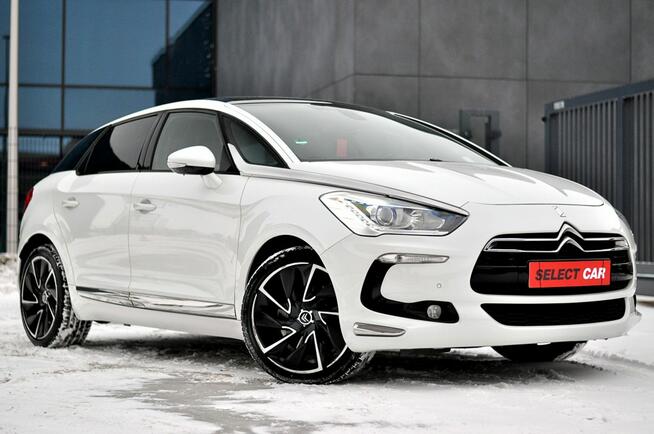 Citroen DS5 Biała Perła LiFT 2,0HDi Manual Ledy Navi Skóra Pikowana Panorama Dach