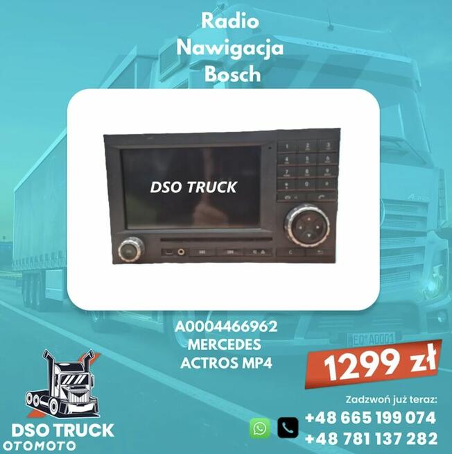 Radio Nawigacja Bosch A0004465962 A0004466962 Mercedes Actro