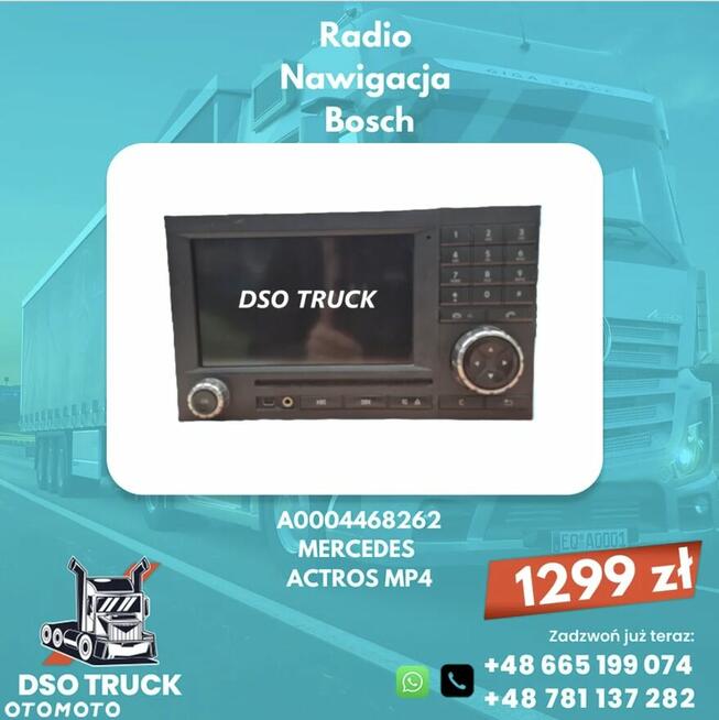 Radio Nawigacja Bosch A0004467962 A0004468262 Mercedes Actro