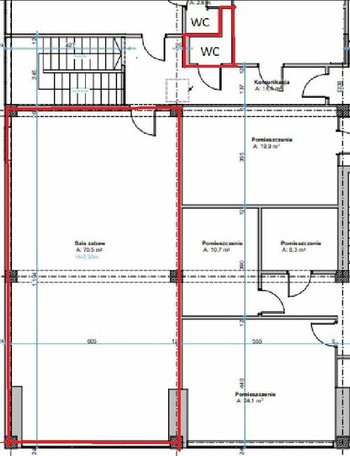 Do wynajęcia Lokal(e) około 40 m2 lub 70 m2