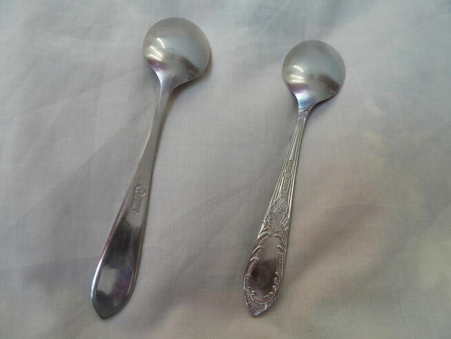 2 kolekcjonerskie łyżeczki radzieckie HEPX