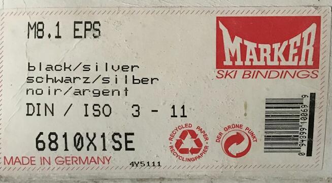 Wiązania narciarskie Marker M8.1 EPS