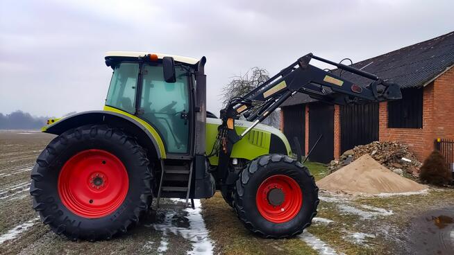 Ciągnik rolniczy Claas Ares 697 ATZ z ładowaczem czołowym