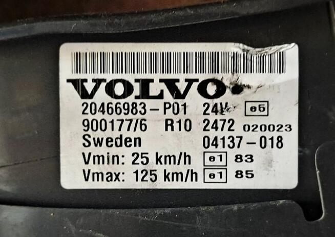 Licznik ZEGAR VOLVO FH FM 20466983-P01