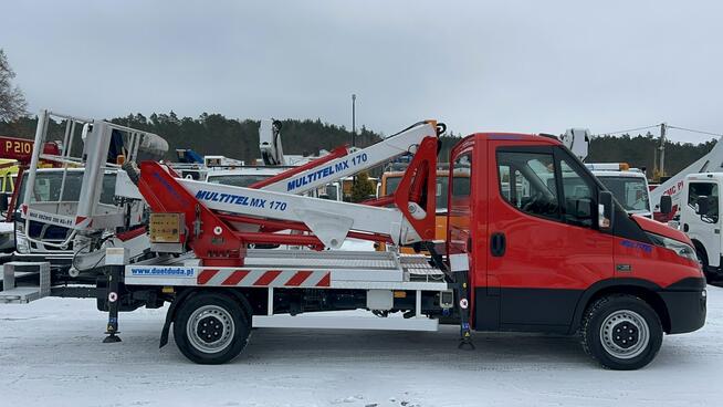 Iveco Daily 35S12 Koszowy Zwyżka MX170 17m UDT Mx 210 MZ Steel Versalift Jak Nowy P7