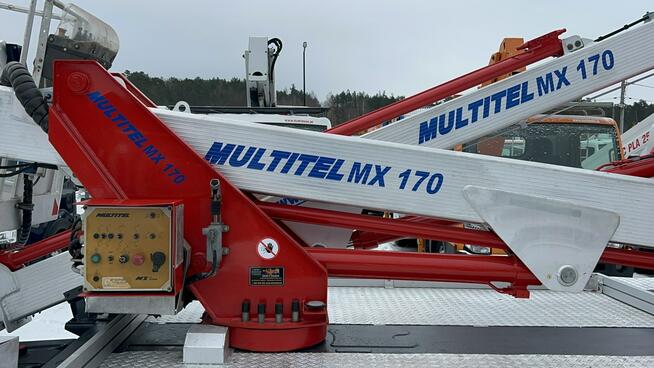 Iveco Daily 35S12 Koszowy Zwyżka MX170 17m UDT Mx 210 MZ Steel Versalift Jak Nowy P7