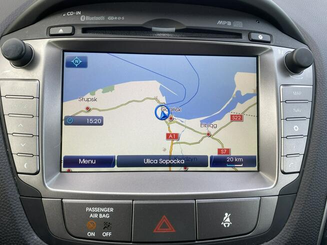 Hyundai ix35 2.0crdi automat 4x4 skóry ledy Navi kamera lift piękny 1.rok gwarancji