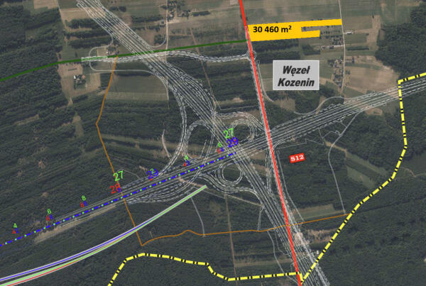 Działka Kozenin