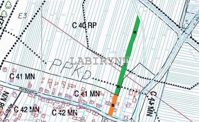Choroń, ul. Partyzantów, 4333m2, wszystkie media