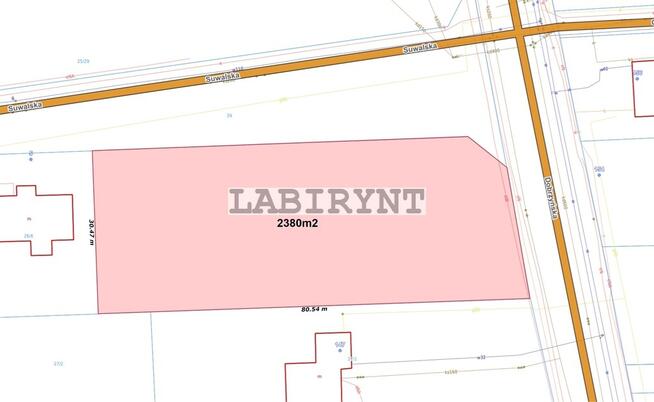 Lisiniec 2400m2, narożna, Warunki Zabudowy na halę