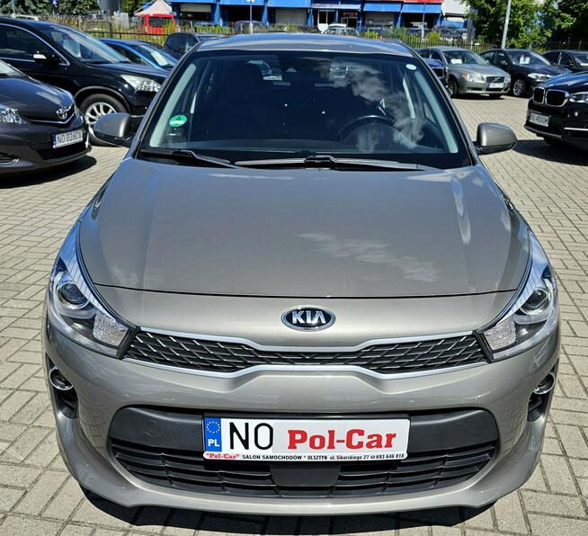 Kia Rio model 2018, grzana kierownica i fotele, asystent pasa, radar