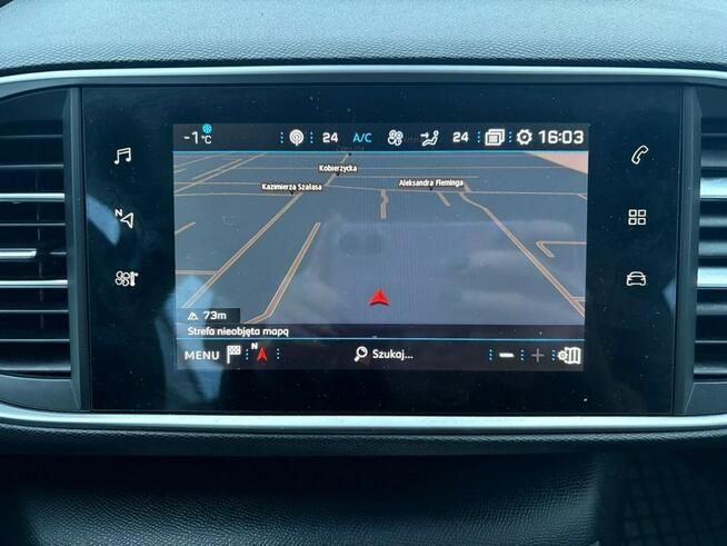 Peugeot 308 Salon Polska, Nawigacja, Tempomat, Czujniki parkowania, Stan b.dobry.