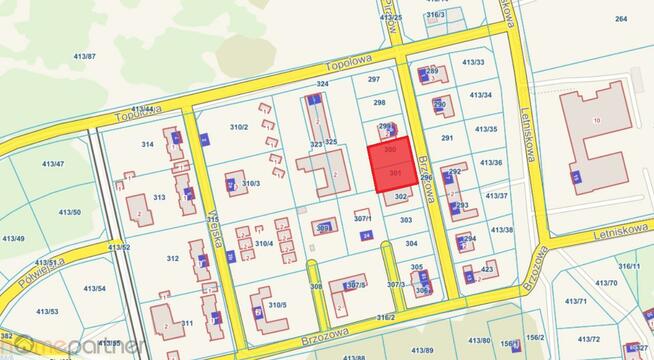 Działka inwestycyjna Mrzeżyno gm. Trzebiatów, Brzozowa