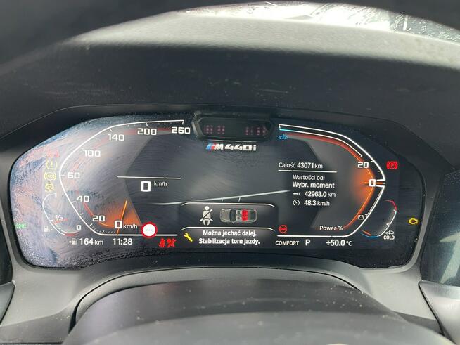 BMW 440 Salon PL Mperformance Xdrive Karbon Skóra Kamera HAK