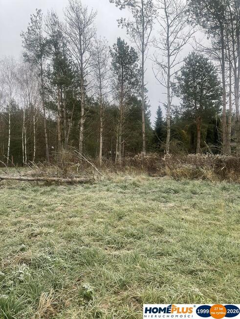 Działka budowlana 940 m² blisko lasu.