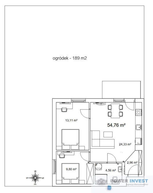 3-pokoje z ogródkiem 190 m2 i klimatyzacją, gotowe