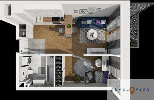 Nowe osiedle I 2 pokoje 34 mkw I malowniczy teren