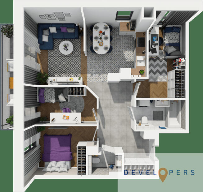 Nowe osiedle I Rodzinne 4 pokoje 70 mkw I Winda I