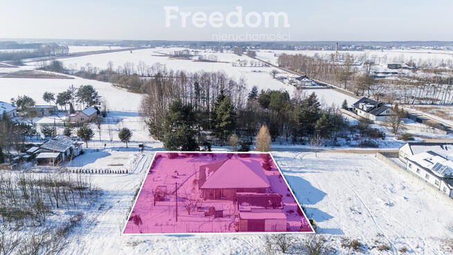 Działka z domem i domkiem w Chajętach