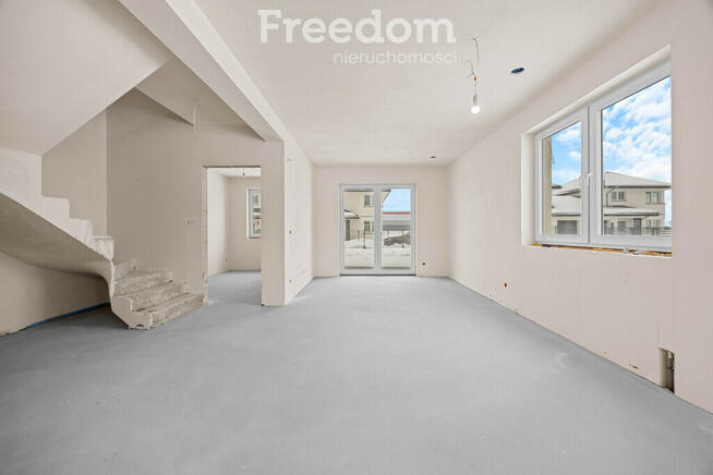 NOWOCZESNY DOM 150 m² | BLIŹNIAK | DZIAŁKA 508 m²