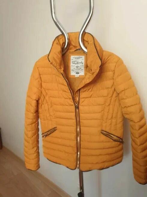 Kurtka pikowana musztardowa M