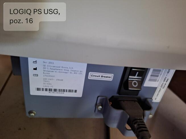 Syndyk sprzeda LOGIQ PS USG