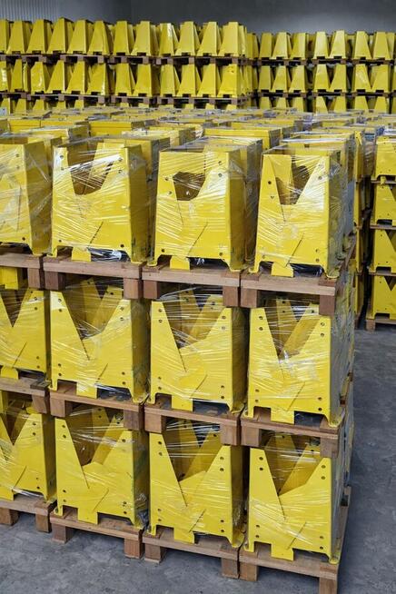 Osłony ram regałów paletowych i magazynowych