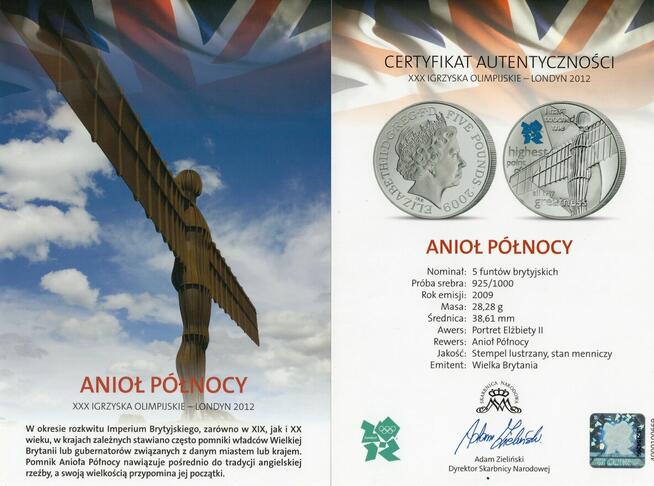 NUMIZMATY Oblicza Wielkiej Brytanii-XXX IO Londyn 2012