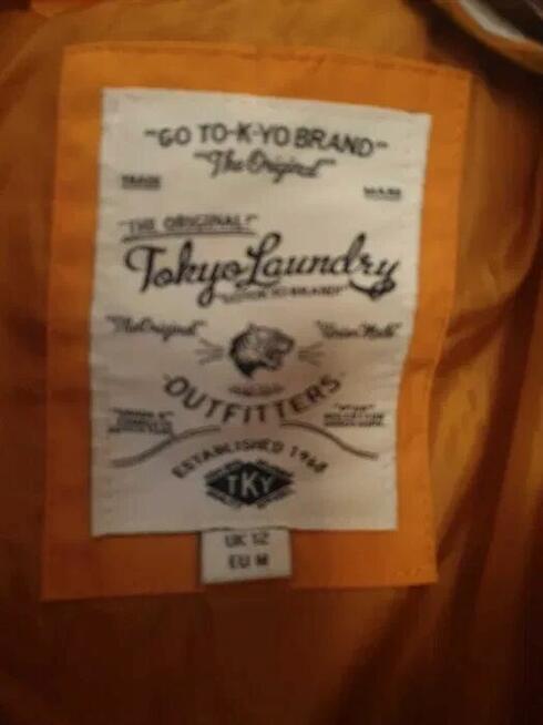 Kurtka pikowana musztardowa M