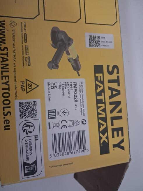 Sprzedam szlifierkę kątową firmy Stanley