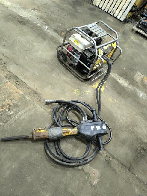 Stacja agregat hydrauliczny młot do kucia JCB HONDA