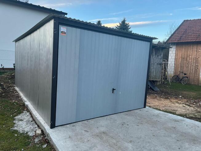 Garaz Blaszany 3x5 Na Budowe