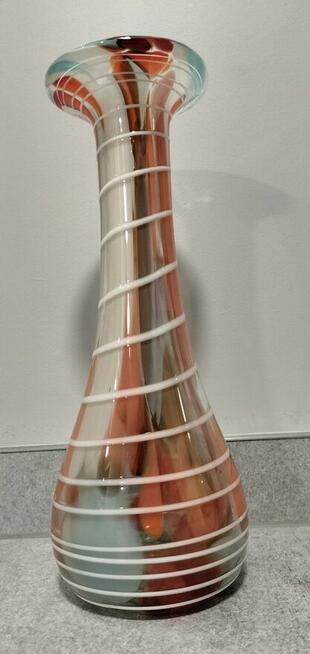 Wazon ręcznie formowany Ząbkowice lata 70