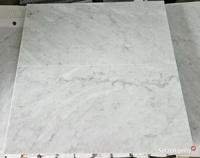 Płytki marmurowe Carrara Bianco 61x30,5x1 matowe