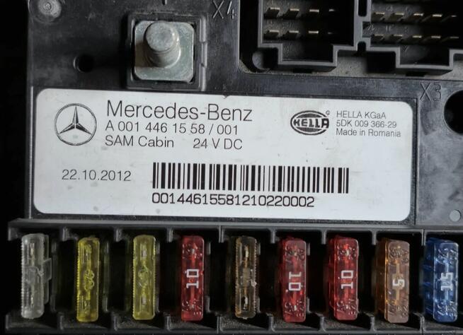 Skrzynka Tablica Modul Plyta bezpiecznikow A0014461458