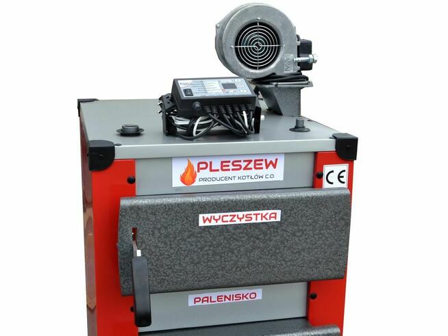 Kocioł na węgiel drewno miał UKS 15KW 130m2 piec PLESZEWSKIE