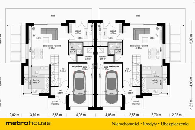 Działka w II linii zabudowy Narwi.