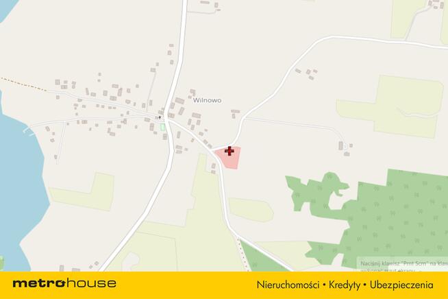 Działka zagrodowa nad jeziorem Narie w Wilnowie.