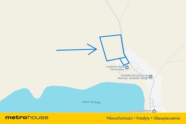 ŻYCHCE - działka budowlana z warunkami zabudowy.