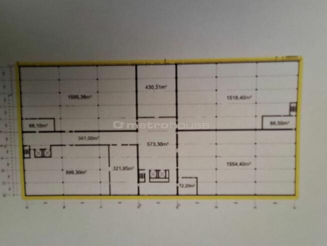 Wynajem hali w Toruniu o powierzchni 1518,4 m2.