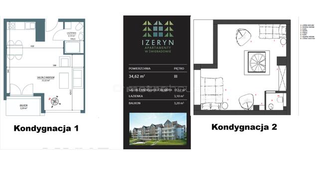 Nowoczesny apartament, Świeradów Zdrój.